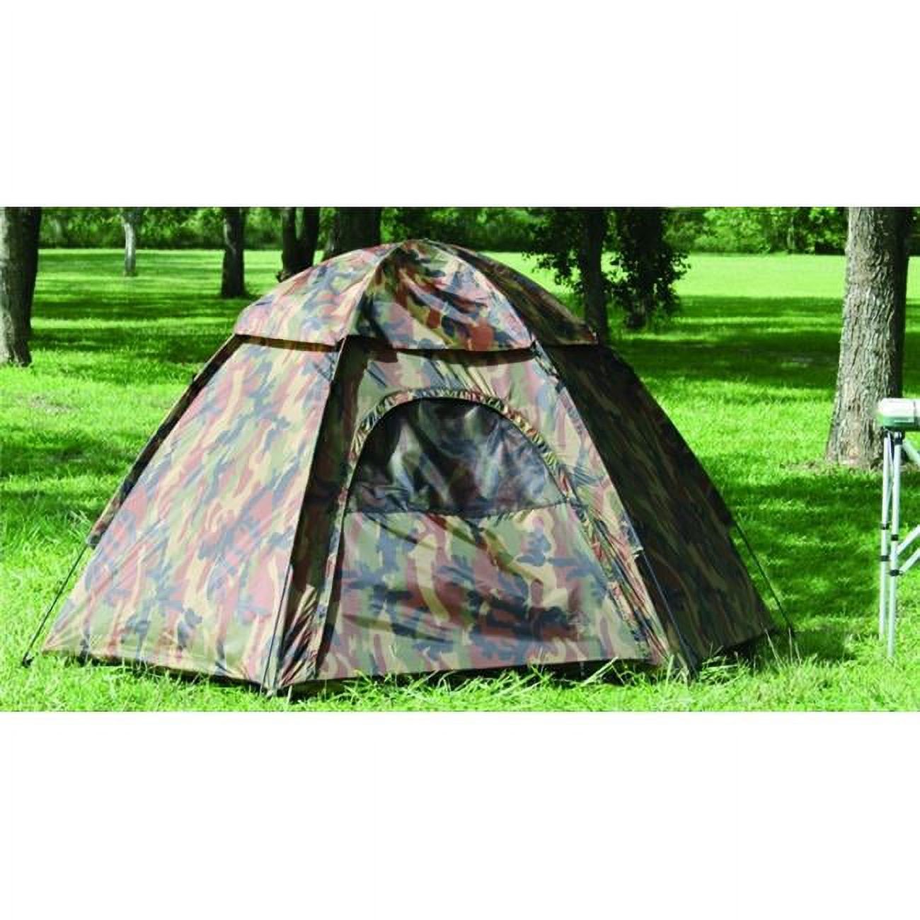 Texsport 01113 Camouflage Three-Person Hexagon Dome Tent - image 1 of 1