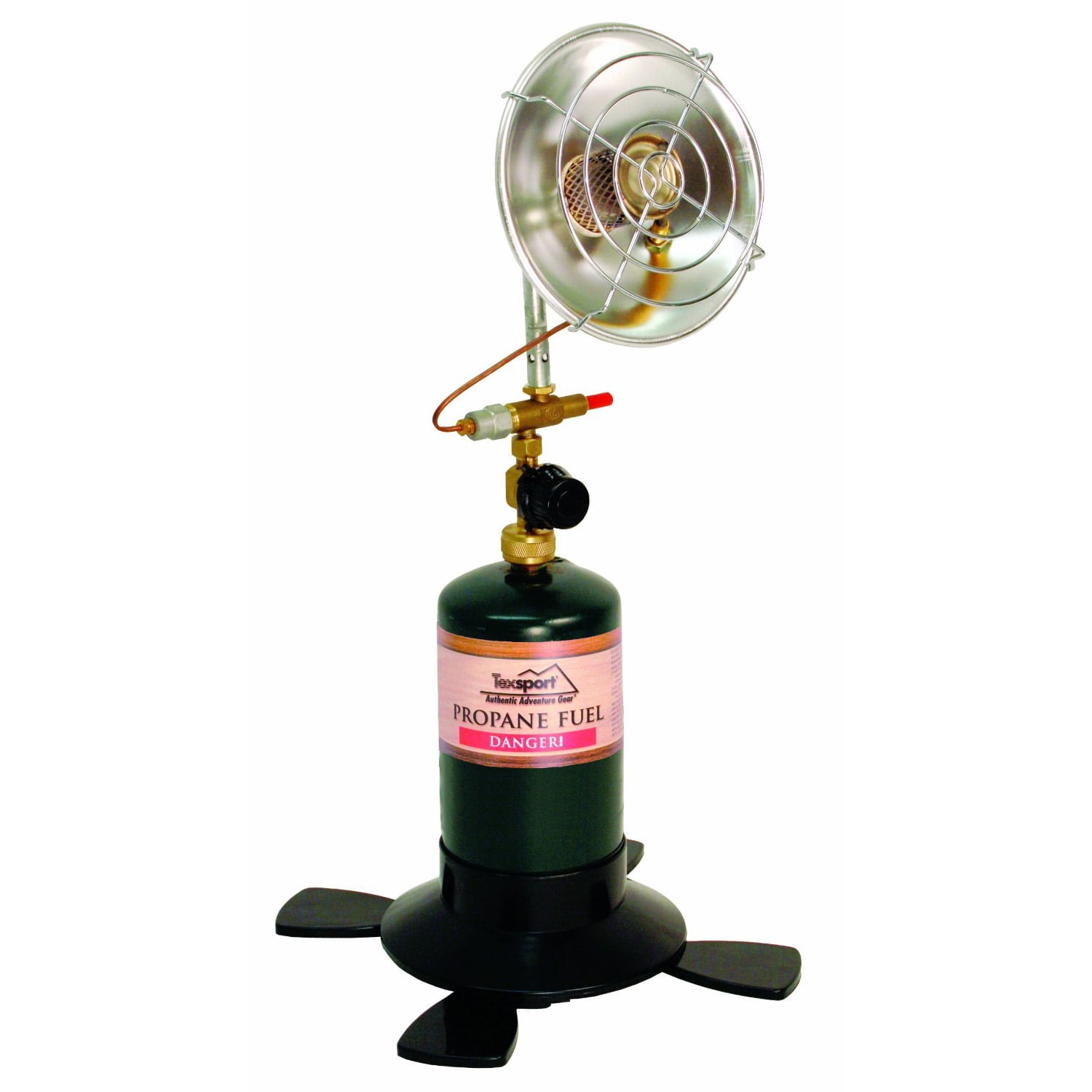 Texsport 14215 Portable Propane Heater, Stainless Steel, 2890 BTU