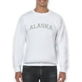thumbnail image 1 of Text, Alaska Men Sweatshirt, Male XX-Large, 1 of 4