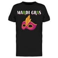 thumbnail image 1 of Text And Mask W/feathers T-Shirt Men -Image by Shutterstock, Male Large, 1 of 2
