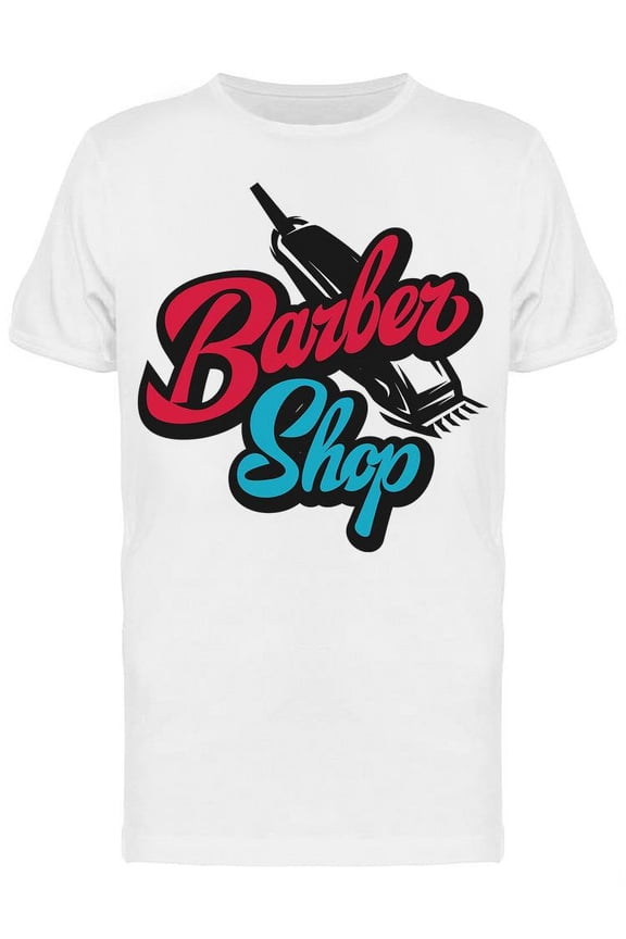 Text: Barber Shop T-Shirt Men -Image by Shutterstock, Male XX-Large