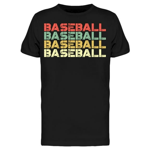 Text: Baseball Several Times T-Shirt Men -Image by Shutterstock, Male Small