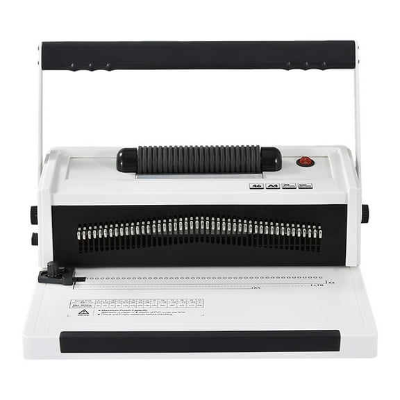 Text Binding Of Single Coil Spiral Ring Binding Machine Of Binding Machine ,Easy to Operate
