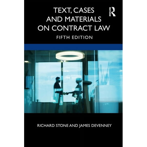Text, Cases and Materials on Contract Law, (Paperback)