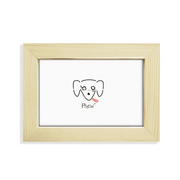 Text Dog Map Art Deco Fashion Desktop Decorate Photo Frame Picture Art Painting 5x7 inch