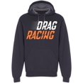 thumbnail image 1 of Text: Drag Racing Hoodie Men -Image by Shutterstock, Male Large, 1 of 2