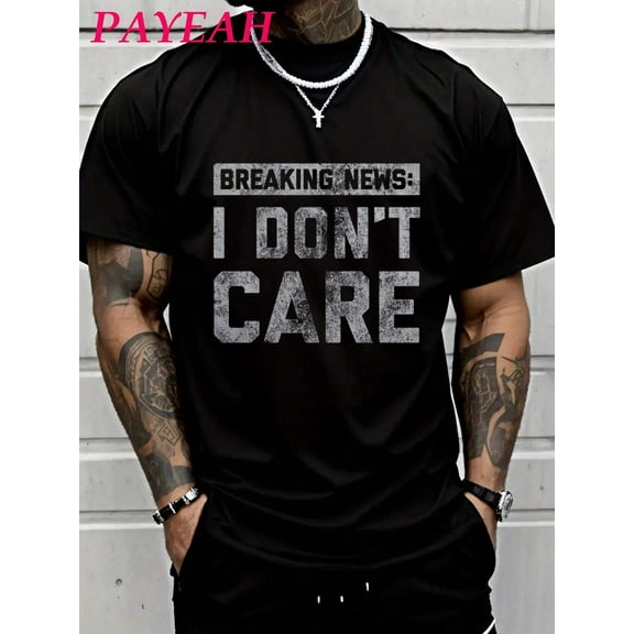 Text Element - Print   Breaking News Attitude  Tee