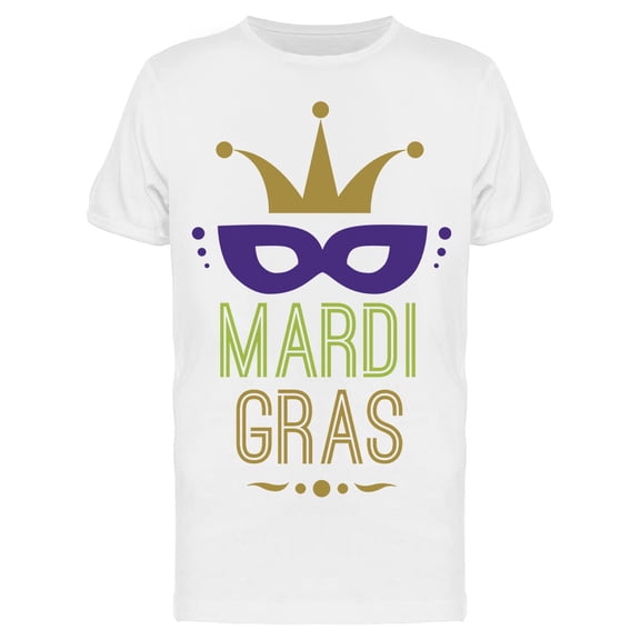 Text For Carnival With Mask T-Shirt Men -Image by Shutterstock, Male Large