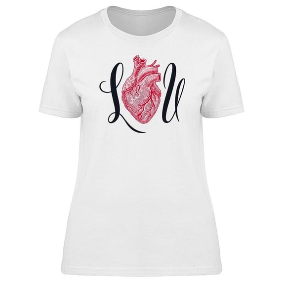 Text: I Love You T-Shirt Women -Image by Shutterstock, Female 3X-Large