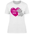 thumbnail image 1 of Text: Koala Mama Inside Of Heart T-Shirt Women -Image by Shutterstock, Female Small, 1 of 2