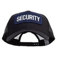 thumbnail image 1 of Text Law and Forces Patched Big Size Solid Cotton Twill High Profile Mesh Prostyle Cap - Black XL-3XL, 1 of 5