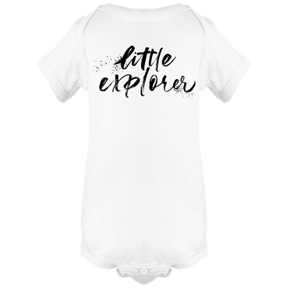 Text: Little Explorer Bodysuit Infant -Image by Shutterstock, 24 Months