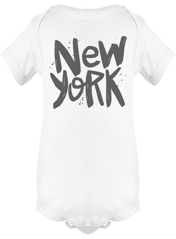 Text, New York Bodysuit Infant -Image by Shutterstock,  6 Months