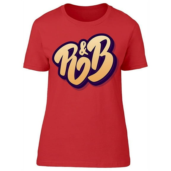 Text: R And B T-Shirt Women -Image by Shutterstock, Female Medium