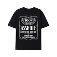 thumbnail image 1 of Text Retro Washed Pattern Cotton Short-Sleeved T-shirt Slim Fit Slimming Men's Top, 1 of 5