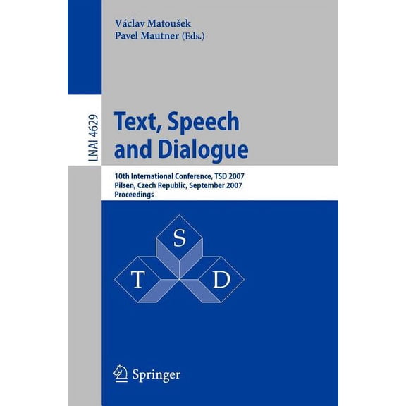 Text, Speech and Dialogue, (Paperback)