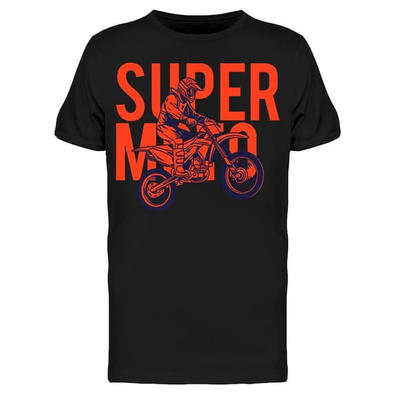 Text: Super Moto Tee Men's -Image by Shutterstock