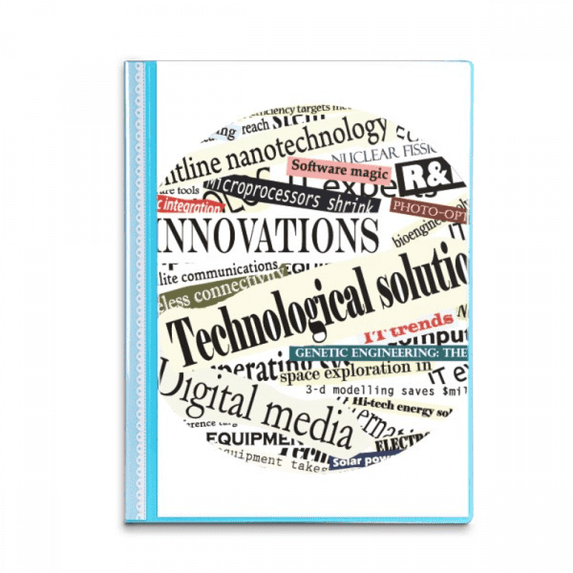 Text Veins Pattern Background Book Sheet Protectors Portfolio Binder Folder
