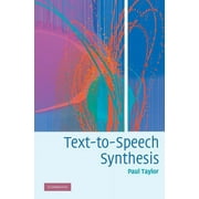 Text-to-Speech Synthesis, Hardcover