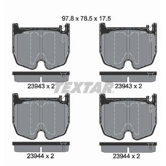 Brake Pad SetREO D1187J