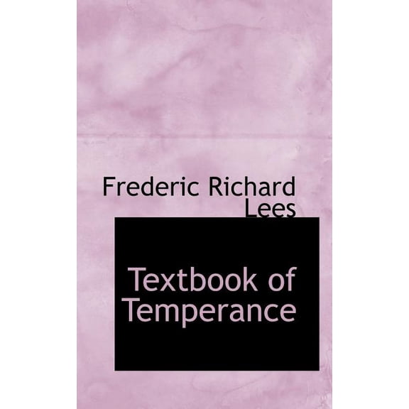 Textbook of Temperance (Paperback)