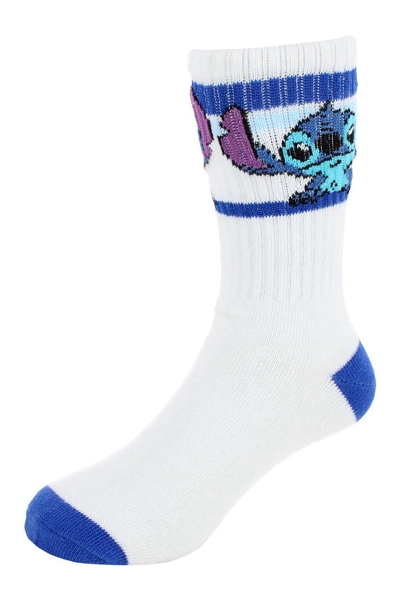 Boy's Disney Lilo & Stitch Ribbed Athletic Socks (2 Pair)