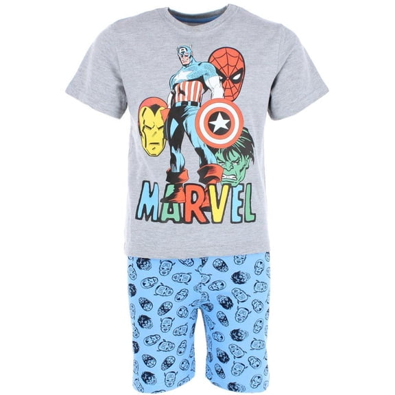 Textiel Trade Boy's Marvel Avengers Pajama Short Set