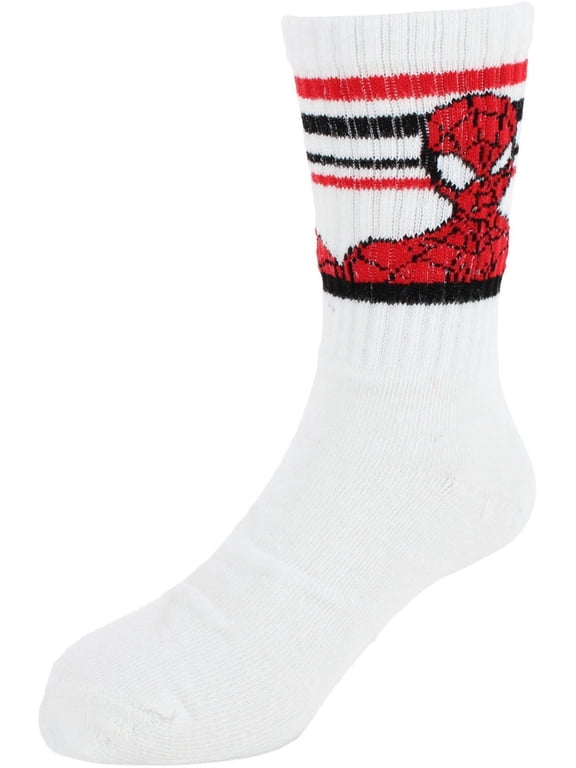 Boy's Marvel The Amazing Spider-Man Athletic Socks (2 Pair)