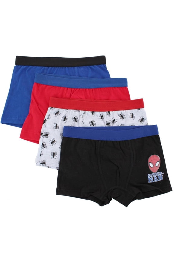Boy's Spiderman Boxer Briefs (4 Pack)