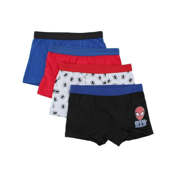 Textiel Trade Boy's Spiderman Boxers (4 Pack)