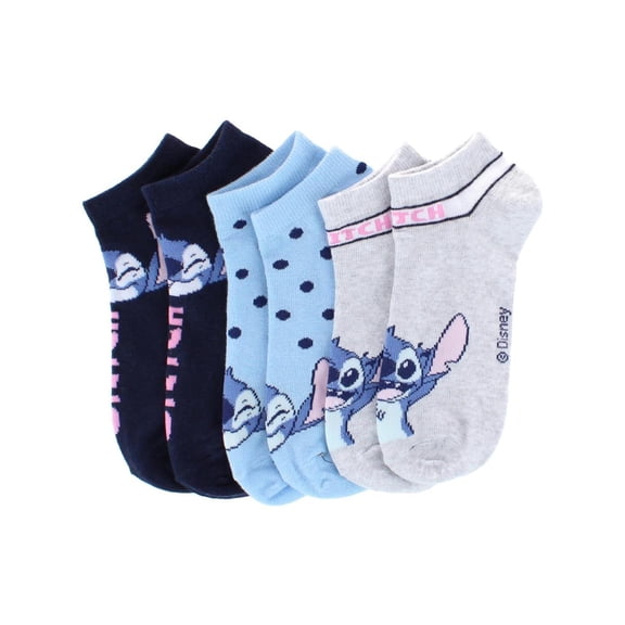 Textiel Trade  Disney Lilo & Stitch Sneaker Socks (3 Pair) (Women)