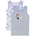 thumbnail image 1 of Textiel Trade Girl's Disney Frozen Tank Top (2 Pack), 1 of 5