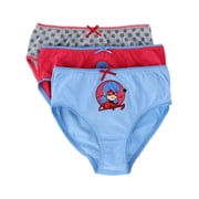 Textiel Trade Girl's Miraculous Ladybug Briefs 3 Pack