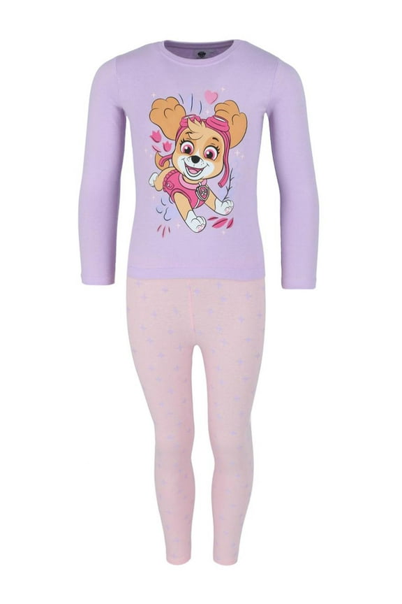 Girl's Nickelodeon Paw Patrol Skye Long Sleeve w/ Pants Pajama Set