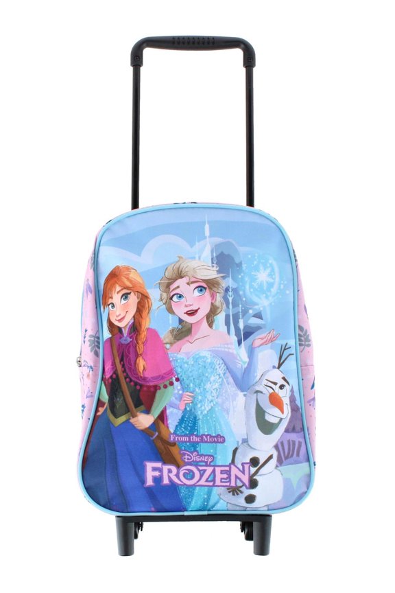 Girls Anna & Elsa Frozen Rolling Backpack
