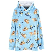 Textiel Trade Kid's Bluey and Bingo Plush Hoodie Blanket