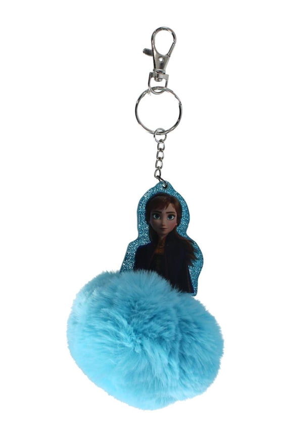 Kid's Disney Frozen Ana and Elsa Keyring/Bag Charm with Pompom