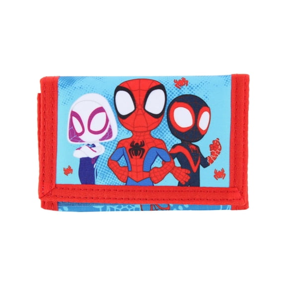 Textiel Trade Kid's Marvel Spiderman Multiverse Team Spidey Tri-Fold Wallet