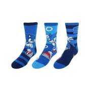 TEXTIEL TRADE Kid's Sega's Sonic the Hedgehog Crew Novelty Socks (3 Pair)