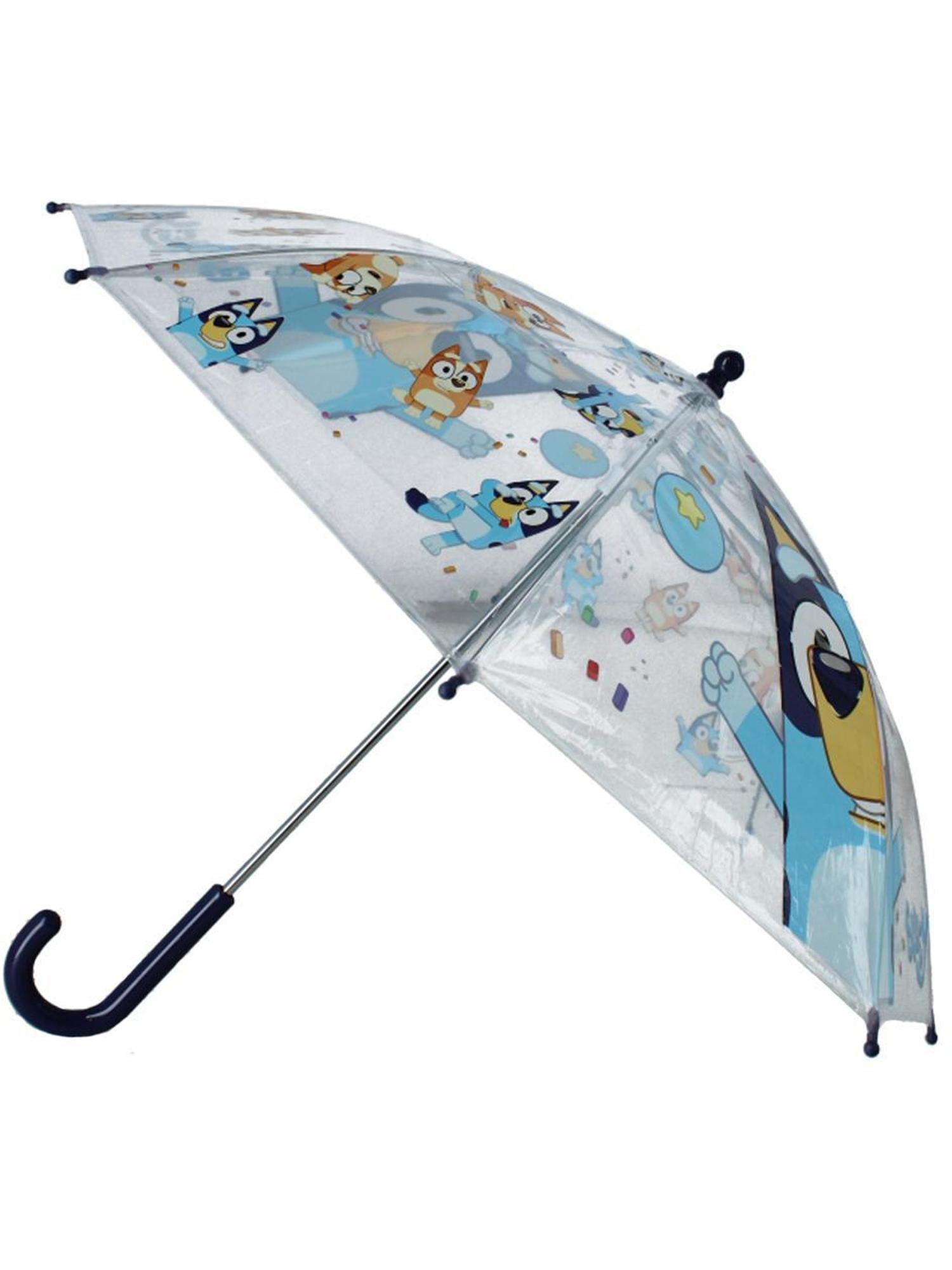 Textiel Trade Kids' Bluey & Bingo Rainy Days Stick Umbrella