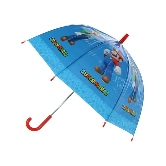 Textiel Trade Kids' Super Mario and Luigi Stick Umbrella