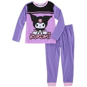 Textiel Trade Toddler Girls Kuromi Pajama Long Sleeve Set