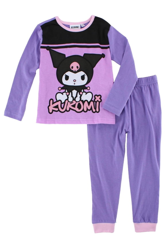 Toddler Girls Kuromi Pajama Long Sleeve Set