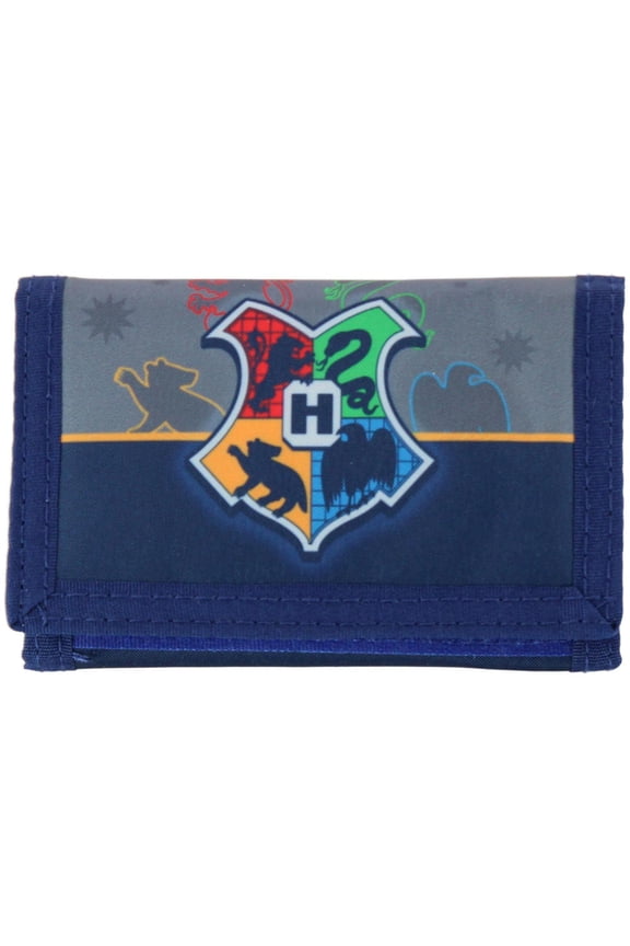 Universal's Kid's Harry Potter Houses Hook & Loop Tri-Fold Wallet