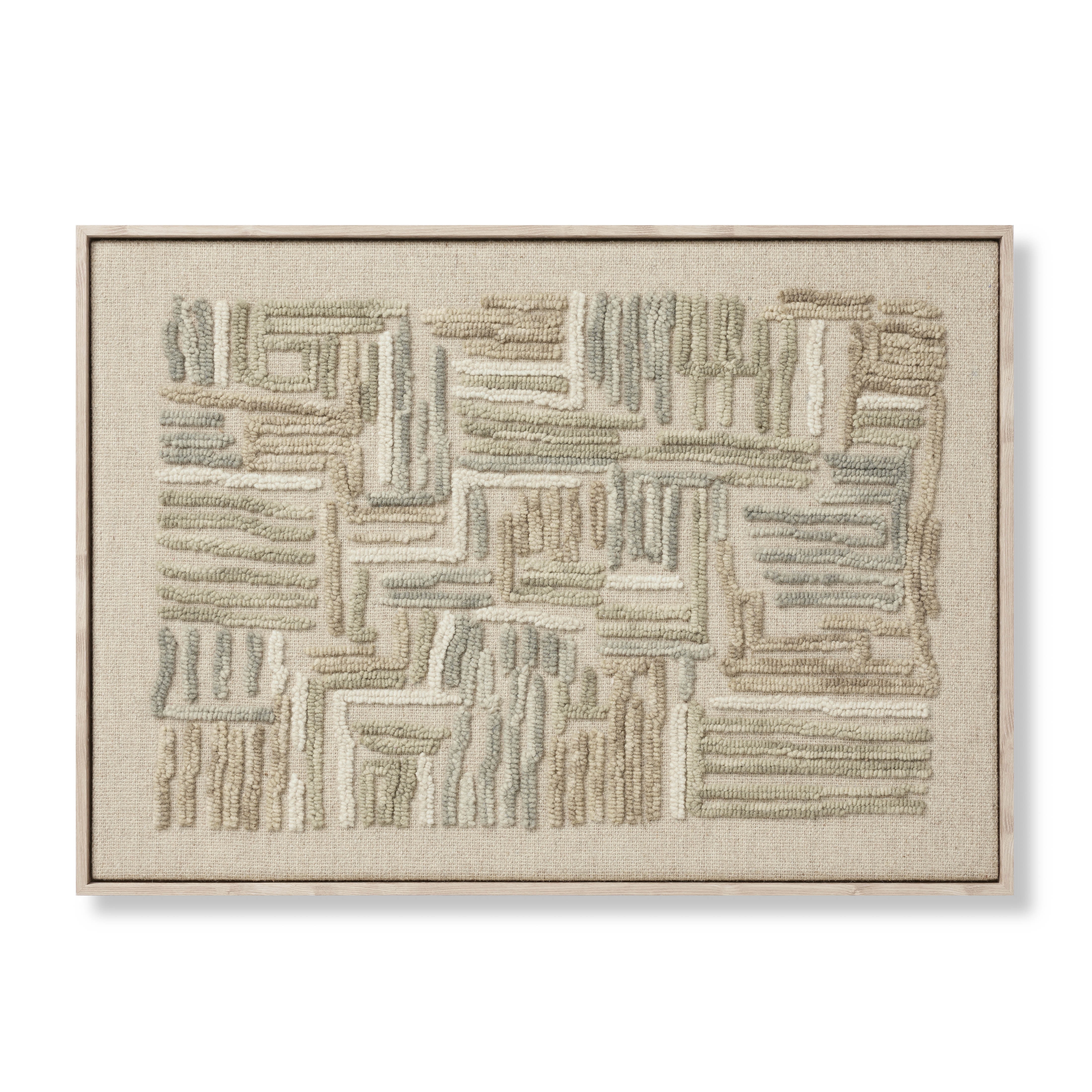 Loloi Puzzled Geometric Wall Art For Enhanced Interior Decor