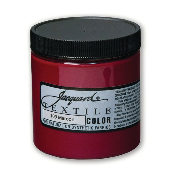 Jacquard Textile Color - Fabric Paint - (8 oz) - Maroon