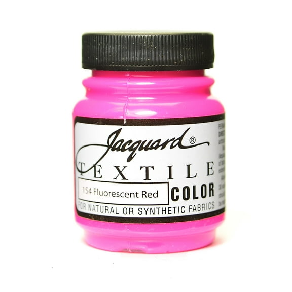 Textile Colors fluorescent red (pack of 4)