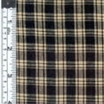 thumbnail image 1 of Textile Creations RW2139 Rustic Woven Fabric- Small Plaid Natural And Black- 15 yd., 1 of 1