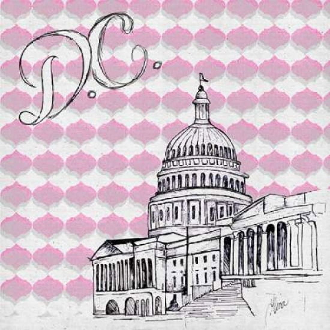 Textile DC Canvas Art - Gina Ritter (24 x 24)