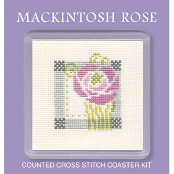 Textile Heritage Coaster Kit - Macintosh Rose